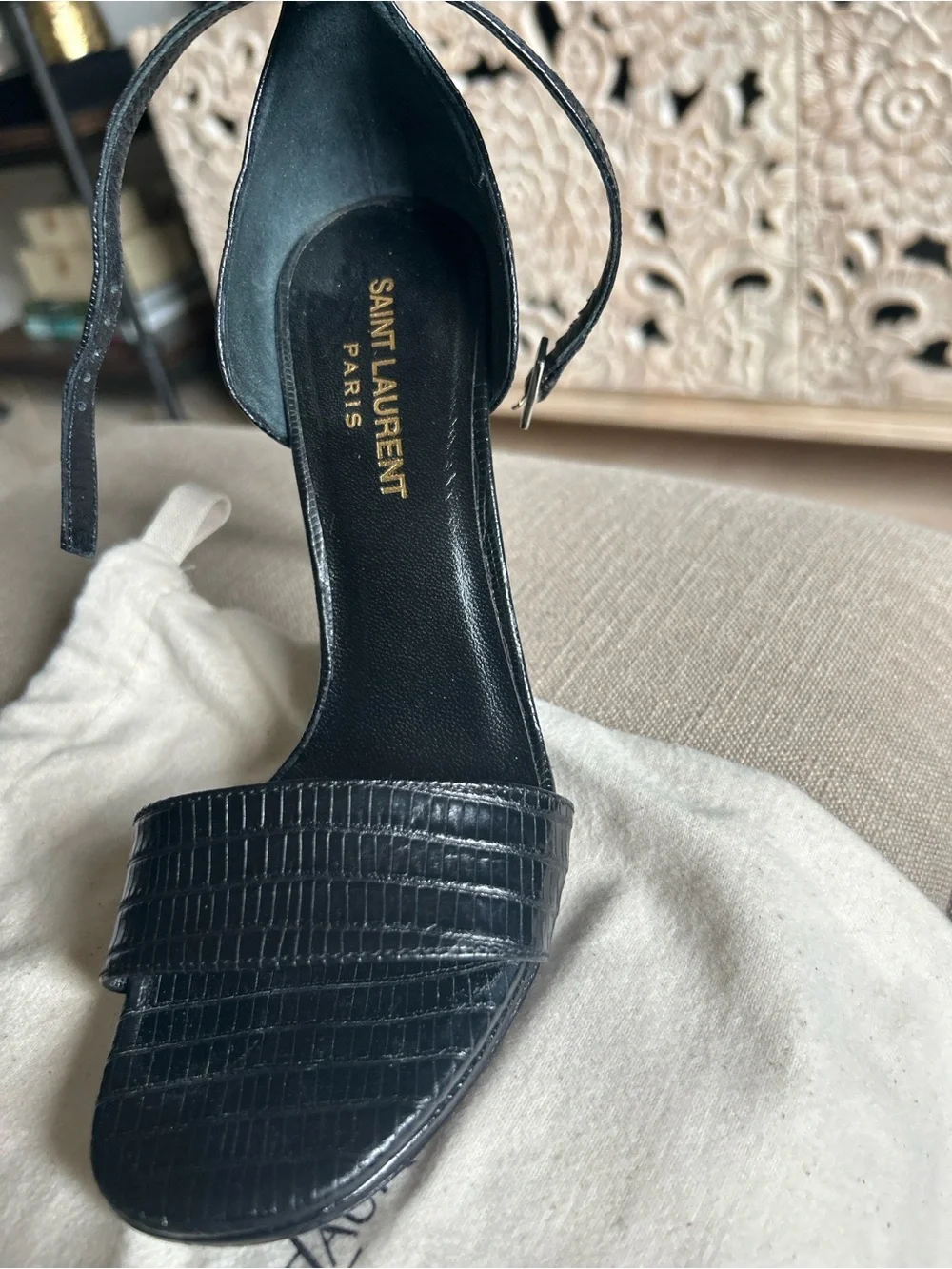 Saint Laurent Lizard Heels - Picture 11 of 11